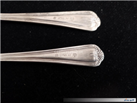 3 چاقو کره خوری قدیمی نوربلین یا روکش نقره 