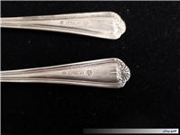 3 چاقو کره خوری قدیمی نوربلین یا روکش نقره 