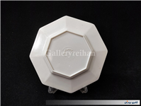 دیوارکوب ملامین قدیمی طرح گل آبی 8 ضلعی 