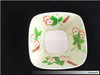 کاسه ملامین قدیمی طرح گل 