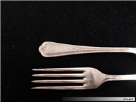 2عدد چنگال قدیمی نوربلین انگلیس روکش نقره 