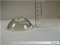 ذره بین قدیمی شیشه ای درشت 