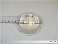 ذره بین قدیمی شیشه ای درشت 