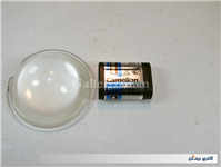 ذره بین قدیمی شیشه ای درشت 