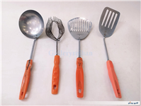 کفگیر و ملاقه و همزن قدیمی نوستالژی 