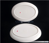 2 عدد دیس قدیمی ملامین طرح سبز 