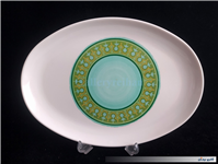 2 عدد دیس قدیمی ملامین طرح سبز 