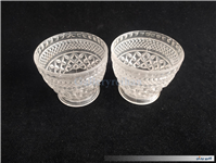 یک جفت قندان طرح خشتی پلاستیکی قدیمی 