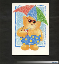 کارت پستال انتشارات وودفیلد چاپ بریتانیا