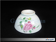 کاسه روسی نقاشی دست قدیمی طرح گل سیب 