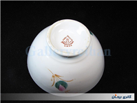 کاسه روسی نقاشی دست قدیمی طرح گل سیب 