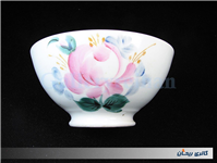 کاسه روسی نقاشی دست قدیمی طرح گل سیب 