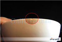 کاسه روسی نقاشی دست قدیمی طرح گل سیب 