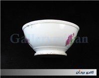 کاسه چینی گل سرخی قدیمی ساخت ژاپن