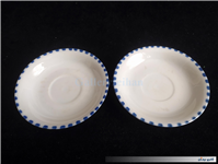 جفت دیوارکوب قدیمی قلم آبی لبه طرحدار