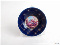 دیوارکوب یا نعلبکی لیلی و مجنون سورمه ای 