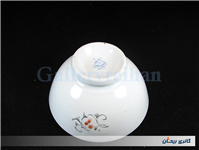 کاسه روسی نقاشی دست قدیمی طرح گل انگوری 