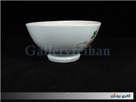 کاسه روسی نقاشی دست قدیمی طرح گل انگوری 