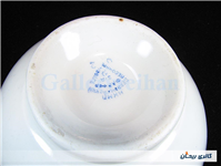 کاسه روسی نقاشی دست قدیمی طرح گل انگوری 