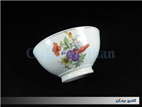 کاسه چینی طرح گل قدیمی روسی 
