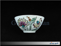 کاسه چینی قدیمی ساخت روسیه طرح گل 