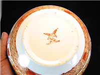 کاسه کمیاب حنایی ژاپن قطر 18 سانت