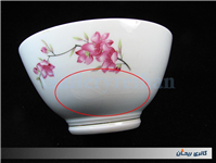 کاسه چینی قدیمی شاخه گل بسیار زیبا