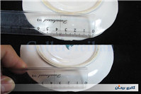 جفت دیوارکوب یا نعلبکی طرح گل سرخی قدیمی 