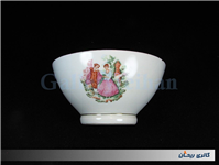 کاسه چینی قدیمی طرح لیلی و مجنون 