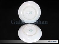 2 دیوارکوب یا زیرفنجانی طرح گل سرخی قدیمی