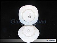 2 دیوارکوب یا زیرفنجانی شاخه گندم قدیمی 