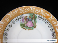 دیوارکوب یا زیر فنجانی لیلی و مجنون قدیمی 