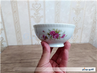 کاسه چینی قدیمی گل سرخی زیبا سایز کوچک 