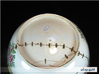 کاسه چینی نقاشی دست سایز غول پیکر قاجاری 