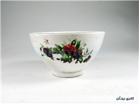 کاسه چینی گل سرخی قدیمی 