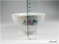 کاسه چینی گل سرخی قدیمی 