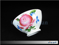 کاسه روسی نقاشی دست قدیمی طرح گل سیب 