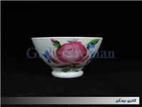 کاسه روسی نقاشی دست قدیمی طرح گل سیب 