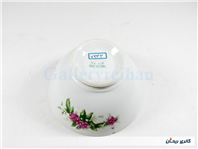 کاسه چینی قدیمی گل سرخی زیبا سایز کوچک