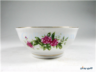 کاسه چینی قدیمی گل سرخی بسیار زیبا 