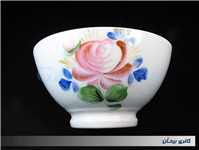 کاسه روسی نقاشی دست قدیمی طرح گل سیب