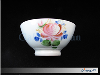 کاسه روسی نقاشی دست قدیمی طرح گل سیب