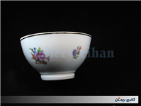 کاسه روسی قدیمی طرح گل ها رنگی 