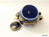 قوری چینی سرمه ای بزرگ لیلی و مجنون زیبا