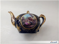 قوری چینی سرمه ای بزرگ لیلی و مجنون زیبا