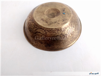 کاسه یا پیاله دعا برنجی نقش برجسته قدیمی