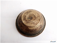 کاسه یا پیاله دعا برنجی نقش برجسته قدیمی