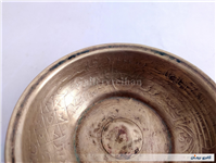 کاسه یا پیاله دعا برنجی نقش برجسته قدیمی