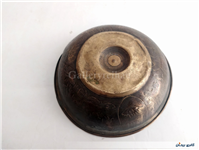 کاسه یا پیاله دعا برنجی نقش برجسته قدیمی