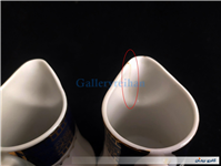 جفت سس خوری یا شکرپاش چینی طرح سورمه ای 